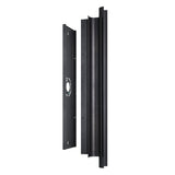 Kestrel 30-inch 3-light Textured Black 5CCT LED Exterior Wall Sconce