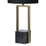 Arla Table Lamp Antique Brass By Renwil