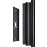 Kestrel 22-inch 3-light Textured Black 5CCT LED Exterior Wall Sconce
