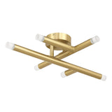 Manhattan 18-inch 6-light Brushed Gold LED Wall Sconce