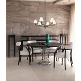 Bethany 42-inch 6-light Forged Bronze Chandelier with Natural Linen Shades