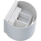 Zak Wall Sconce Matte White By Renwil
