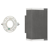 Jasper 8-inch 2-light Graphite
LED Exterior Wall Sconce
