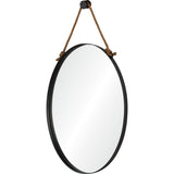Parbuckle Wall Mirror Black By Renwil