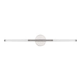 Overture 32-inch 2-light Polished Nickel 5CCT LED Vanity Light