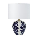 Darina Table Lamp Off-White And Navy By Renwil