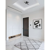 Manhattan 18-inch 6-light Matte Black LED Wall Sconce
