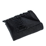 Carnelia Throw Blanket Black By Renwil