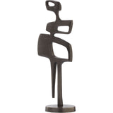 Pacino Statue Antique Nickel By Renwil
