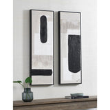 Dragoni Canvas Art Black By Renwil