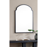 Asmara Wall Mirror Matte Black By Renwil