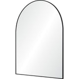Lamia Wall Mirror Matte Black By Renwil