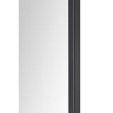 Jackline Wall Mirror Matte Black By Renwil
