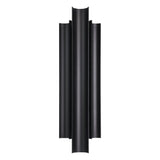 Kestrel 22-inch 3-light Textured Black 5CCT LED Exterior Wall Sconce