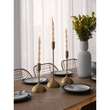 Ferris Candle Holder Gold By Renwil