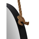 Parbuckle Wall Mirror Black By Renwil