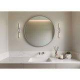 Overture 24-inch 2-light Polished Nickel 5CCT LED Vanity Light