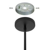 Julep 12-inch 3-light Matte Black Pendant Light with Opal Glass Shades