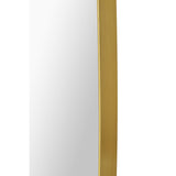Gallegos Wall Mirror Brushed Brass By Renwil