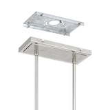 Overture 48-inch 2-light Polished Nickel 5CCT LED Linear Chandelier