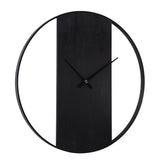 Romy Wall Clock Matte Black By Renwil