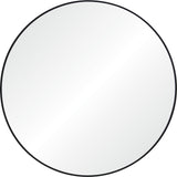 Posadas Wall Mirror Matte Black By Renwil