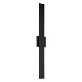 Jacks 48-inch Textured Black 5CCT LED Exterior Wall Sconce