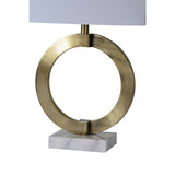 Skylar Table Lamp Antique Brass By Renwil