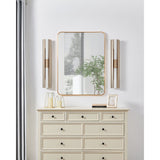 Colton 30-inch 2-light Champagne Gold 5CCT LED Vanity Light with Etched Opal Glass Shades