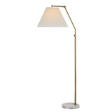 Claire Floor Lamp Dark Antique Brushed Brass By Renwil
