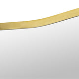 Nucleus Wall Mirror Satin Brass By Renwil