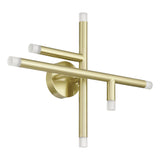 Manhattan 18-inch 6-light Brushed Gold LED Wall Sconce