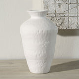 Melton Vase Matte Off-White By Renwil