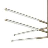 Overture 48-inch 8-light Champagne Gold 5CCT LED Chandelier