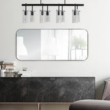 Delphinus Wall Mirror Satin NIckel By Renwil