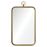 Coburg Wall Mirror Brass By Renwil