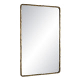 Ivory Wall Mirror DARK ANTIQUE BRUSHED BRASS By Renwil