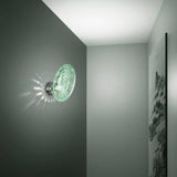 Bitta Wall Sconce by Sylcom, Color: Clear, Blue, Smoke - Vistosi, Grey, Ocean - Sylcom, Topaz - Sylcom, Milk White Clear - Sylcom, Size: Small, Medium, Large, | Casa Di Luce Lighting