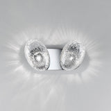 Bitta 2 Light Wall Sconce by Sylcom, Color: Clear, Size: Small, | Casa Di Luce Lighting