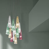 Chaotic Pendant by Sylcom, Color: Ocean - Sylcom, Size: Small, | Casa Di Luce Lighting