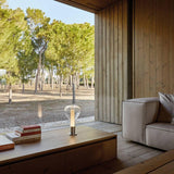 Eris Table Lamp by LZF Lamps, Finish: Aluminum, Black Matte, Wood Color: White Ivory-LZF, Cherry-LZF, Beech-LZF, Pale Rose, | Casa Di Luce Lighting