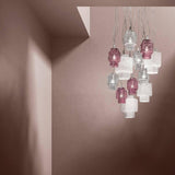Casa Blanca Pendant by Sylcom, Color: Amethyst, Size: Large, | Casa Di Luce Lighting
