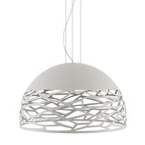 Kelly Dome Pendant by Lodes, Finish: Black Matte, White Matte, Bronze, Champagne, Size: Small, Medium, Large, | Casa Di Luce Lighting