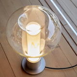 Eris Table Lamp by LZF Lamps, Finish: Aluminum, Black Matte, Wood Color: White Ivory-LZF, Cherry-LZF, Beech-LZF, Pale Rose, | Casa Di Luce Lighting