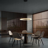 Oh! Line Suspension Light by LZF Lamps, Size: Medium, Large, Wood Color: White Ivory-LZF, Cherry-LZF, Beech-LZF, Yellow-LZF, Orange-LZF, Red-LZF, Blue-LZF, Grey-LZF, Chocolate-LZF, Pale Rose, Sea Blue - LZF, | Casa Di Luce Lighting