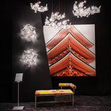 Hanami Suspension by Slamp, Size: Small, Large, Cord color: Clear, Red, | Casa Di Luce Lighting