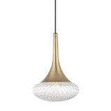 Bella Oval Pendant by Mitzi, Finish: Brass Aged, Nickel Polished, Size: Small, Large, | Casa Di Luce Lighting