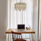 Maruja Pendant Light by LZF Lamps, Wood Color: White Ivory-LZF, Cherry-LZF, Beech-LZF, Yellow-LZF, Orange-LZF, Red-LZF, Pale Rose, Sea Blue - LZF, Bulb Type: E26, GU24, | Casa Di Luce Lighting