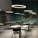 Oh! Line Large Suspension Light by LZF Lamps, Wood Color: White Ivory-LZF, Cherry-LZF, Beech-LZF, Yellow-LZF, Orange-LZF, Red-LZF, Blue-LZF, Grey-LZF, Chocolate-LZF, Pale Rose, Sea Blue - LZF, , | Casa Di Luce Lighting