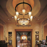 Ivory Classic Scudo Saraceno Silk Suspension by Fortuny